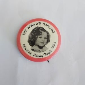 Shirley Temple doll pin. The World's Darling